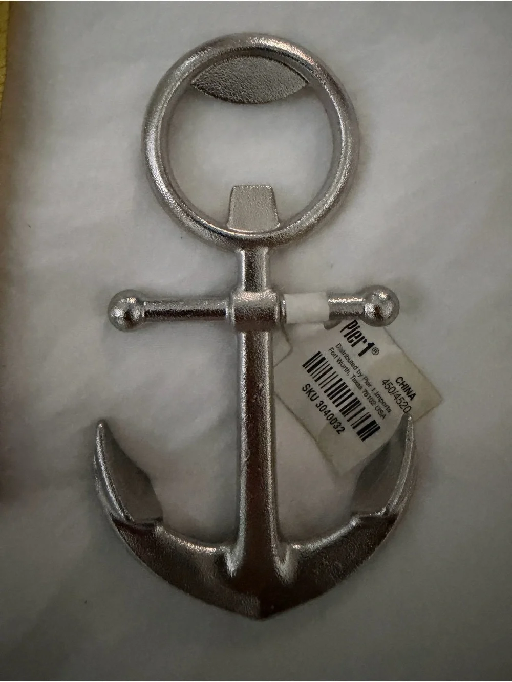 Pier 1 Nautical Anchor bottle  Opener